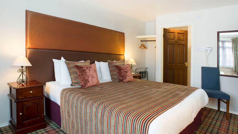 Hotelværelse på White Hart Hotel, England